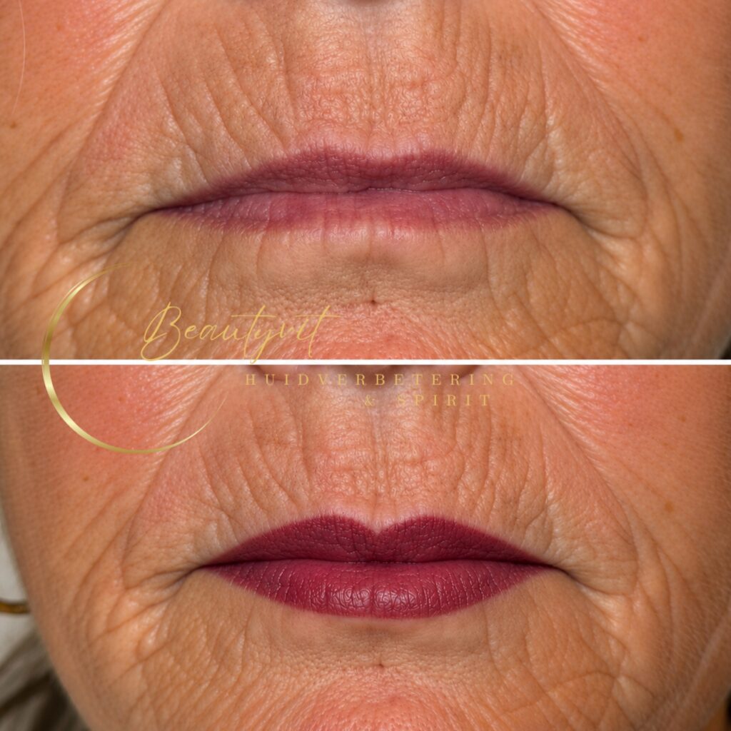 Permanente make-up lippen vol