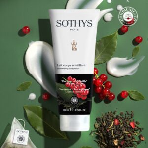 Lait-corps-scintillant hydraterende bodycreme sothys seizoen 2026 lente zomer rode bes groene thee