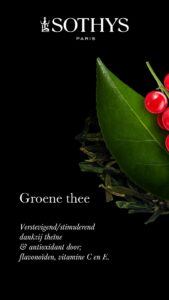 Groene thee seizoensbehandeling lente zomer 2026 sothys beautyvit huidverbetering breda